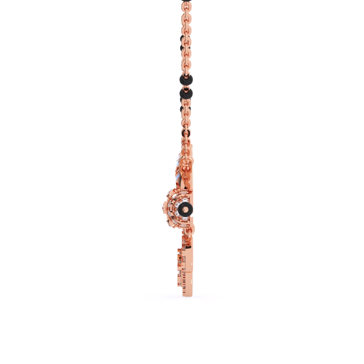 Lavish Cluster Diamond Mangalsutra